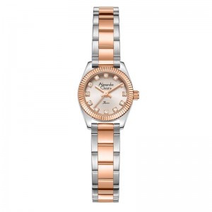 Alexandre Christie AC 2C18 Silver Rosegold LHFTRLG Mini Size